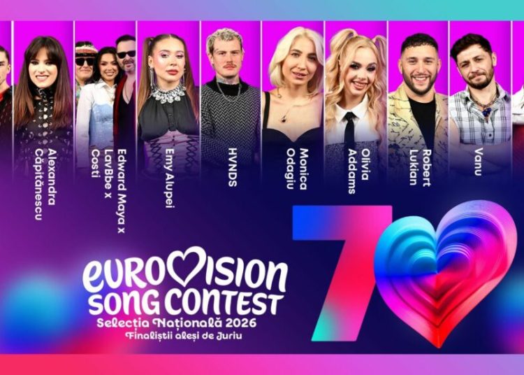 Eurovision România 2026: Zece finaliști, iar fanii aleg a 11-a piesă!