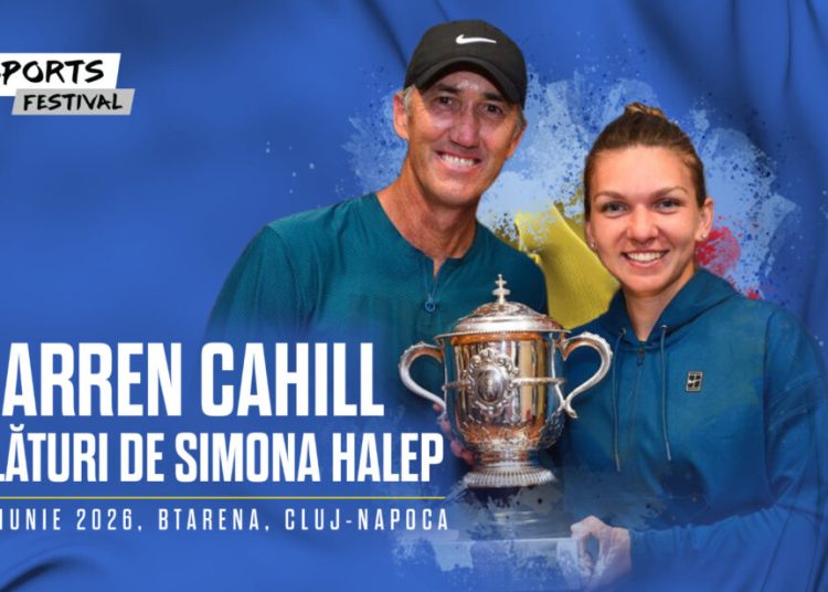 Darren Cahill va onora retragerea Simonei Halep la Cluj!