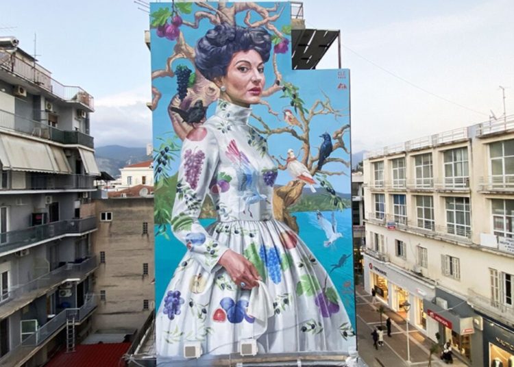 Murală uriașă cu Maria Callas: Cea mai bună din lume la street art!