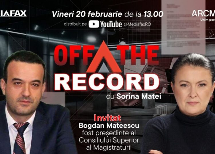 Judecătorul Bogdan Mateescu, în exclusivitate la OFF The Record!