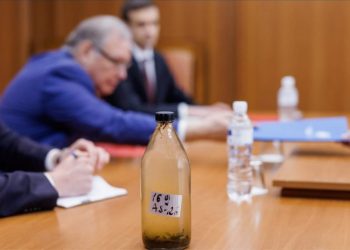 Ambasadorul rus de la Chișinău, provocat cu o sticlă de apă din Nistru!