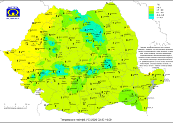 Vreme schimbătoare în România: ploi, lapoviță și o surpriză călduroasă!