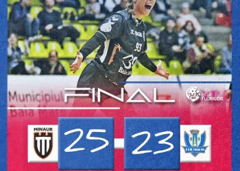 Minaur Baia Mare zdrobește CSM Târgu Jiu și urcă pe locul 5 în ligă!