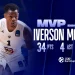 Iverson Molinar strălucește: MVP-ul optimilor Eurocup cu U-BT Cluj!