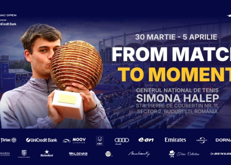 Întoarcerea Țiriac Open: Premii uriașe la București între 30 martie și 5 aprilie!