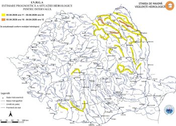 Atenție! Viituri rapide și cote periculoase de apă, vineri-sâmbătă