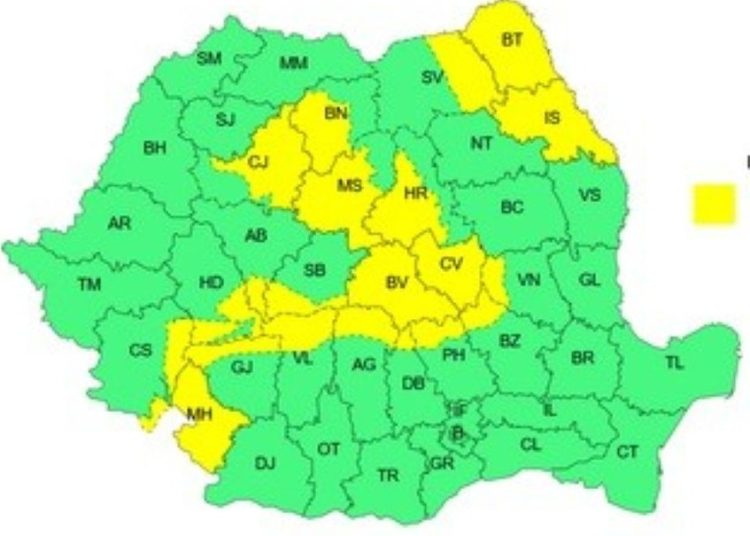 Vânt puternic în Transilvania, Oltenia și Moldova: Harta alertelor!