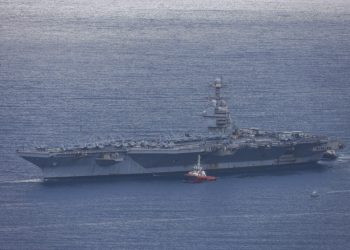 USS Gerald Ford, cel mai mare portavion din lume, revine în Orientul Mijlociu!