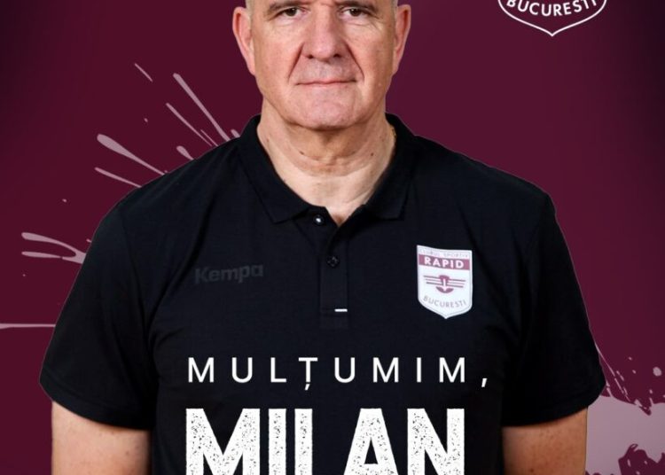 Milan Škobalj părăsește banca tehnică a Rapidului