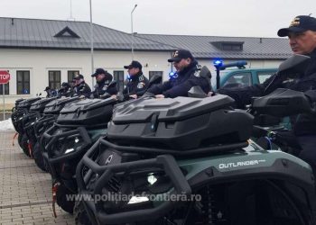 Poliția de Frontieră primește ATV-uri moderne pentru misiuni